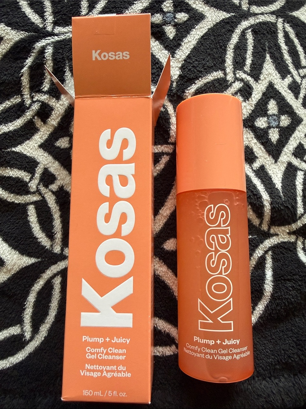 Kosas Plump + Juicy Comfy Clean Gel Cleanser — Orange. Brand new never used